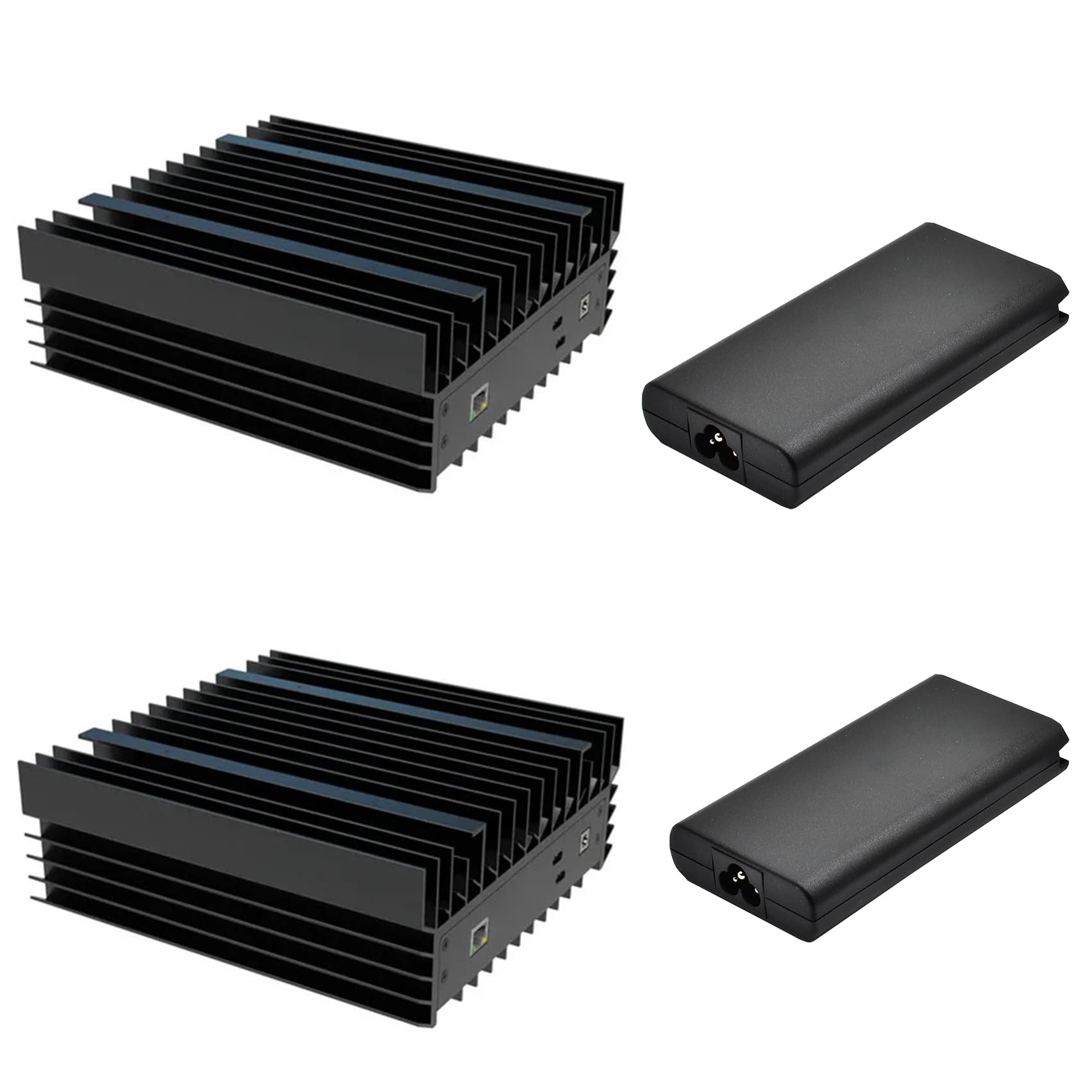 ICERIVER ALPH AL0 400Gh/s 100W Alephium Miner ALPH Mining Blake3 Algorithm Silent Mining Machine Suitable for Home and Office Mining with Original PSU Delivery Will Start at the End of August (2 Pack)