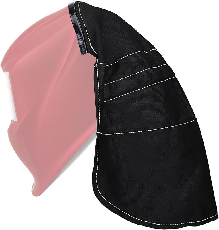 MATINA Welding Hood Cover, Welding Helmet Cover Extended FR Cotton Rear Cover with Press Fit Seal, Welding Hood Accessories for Welding Neck Protector, Fit for Most Welding Helmets