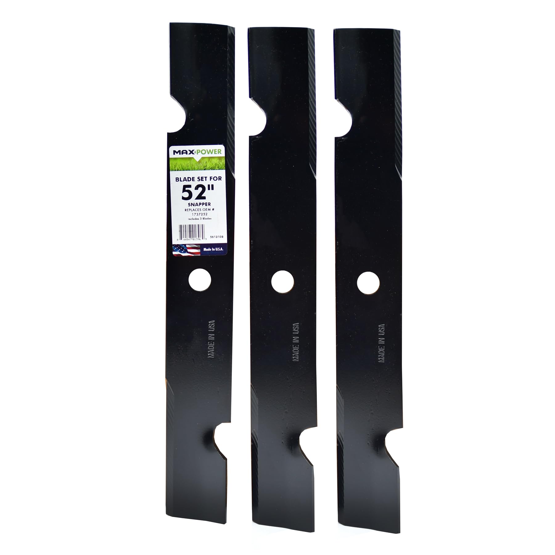 MAXPOWER 561310 - Juego de Cuchillas para Corte de 132.1 cm, sustituye a 1737252BZ/1737252/DIY #2003
