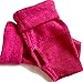 Fingerless Gloves Pink 100% Merino Wool Knit Women's One Size Fits Most Women's Arm Warmers Texting Cuffs Handmade Free Shipping