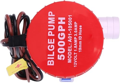 Miniatura 7 de Bomba de sentina automática 25SA 500 GPH compatible con manguera marina 12V DC 34 "sumergible 25S