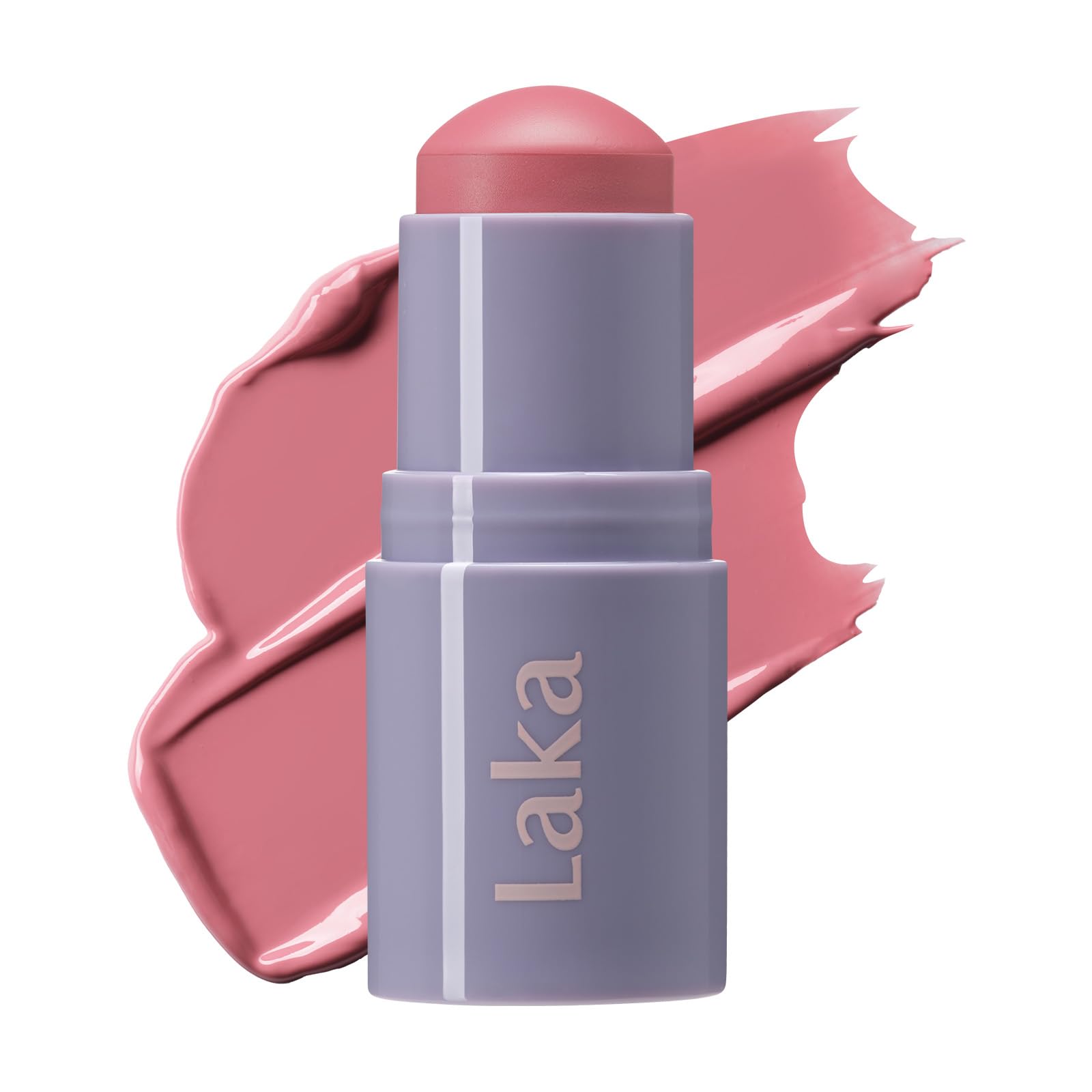 Laka Healthy Glow Blush Balm, 7g/0.25oz, Blush for Cheeks and Lips, Creamy Blendable and Buildable Color, Lightweight, K-Beauty (#01 Sweet Dream)