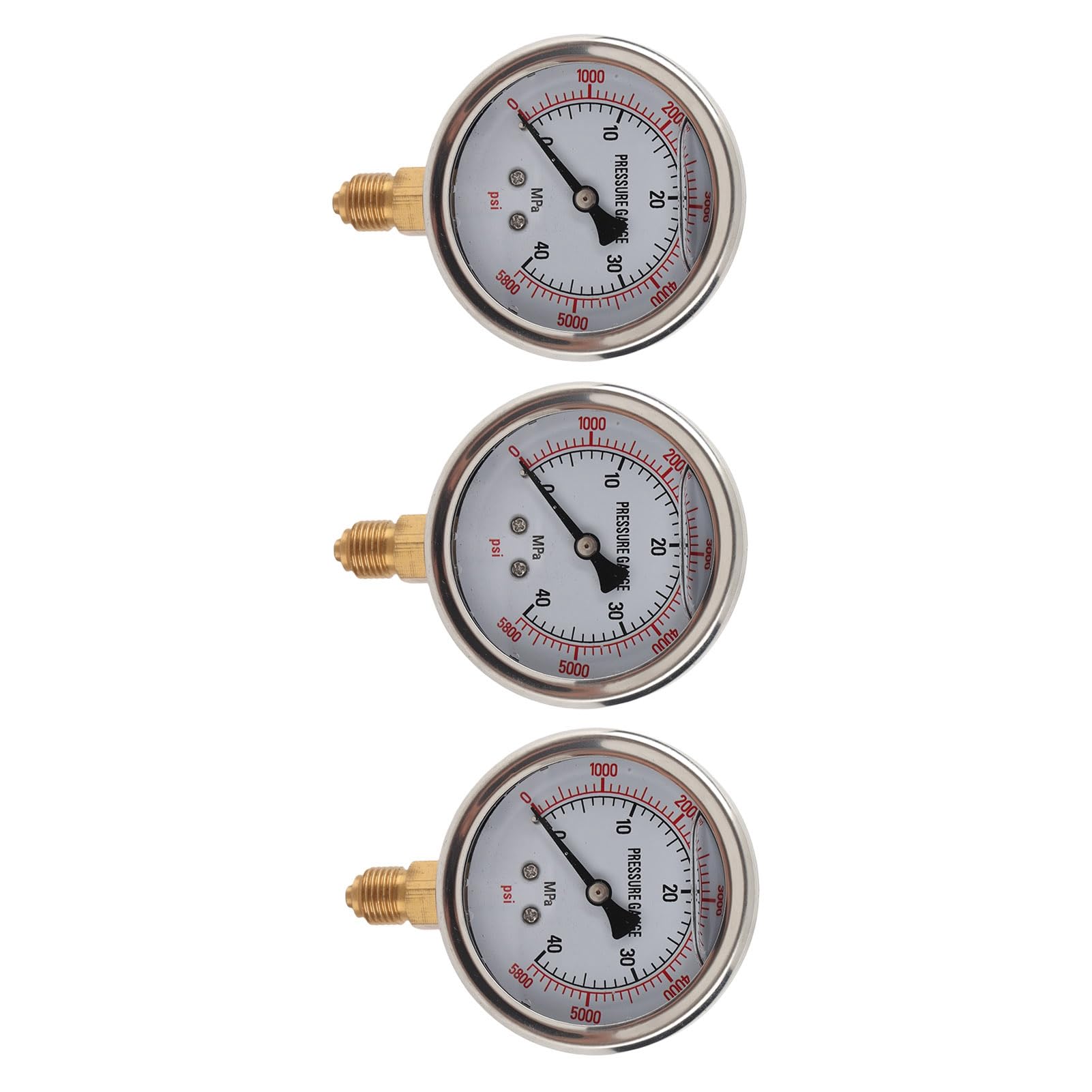 Kit di Prova della Pressione idraulica, Kit di Prova della Pressione idraulica 25 40 60 MPa Manometro per Escavatore con 8 Giunti per manometro elettromeccanico