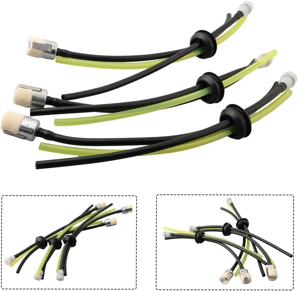 Outdoor 3pcs Fuel Filter Fuel Grommet Filter Hose Fit For GT-200 SRM-2100 Lawn Mower Omponents Replace OEM For 90097 900103 Durable Part