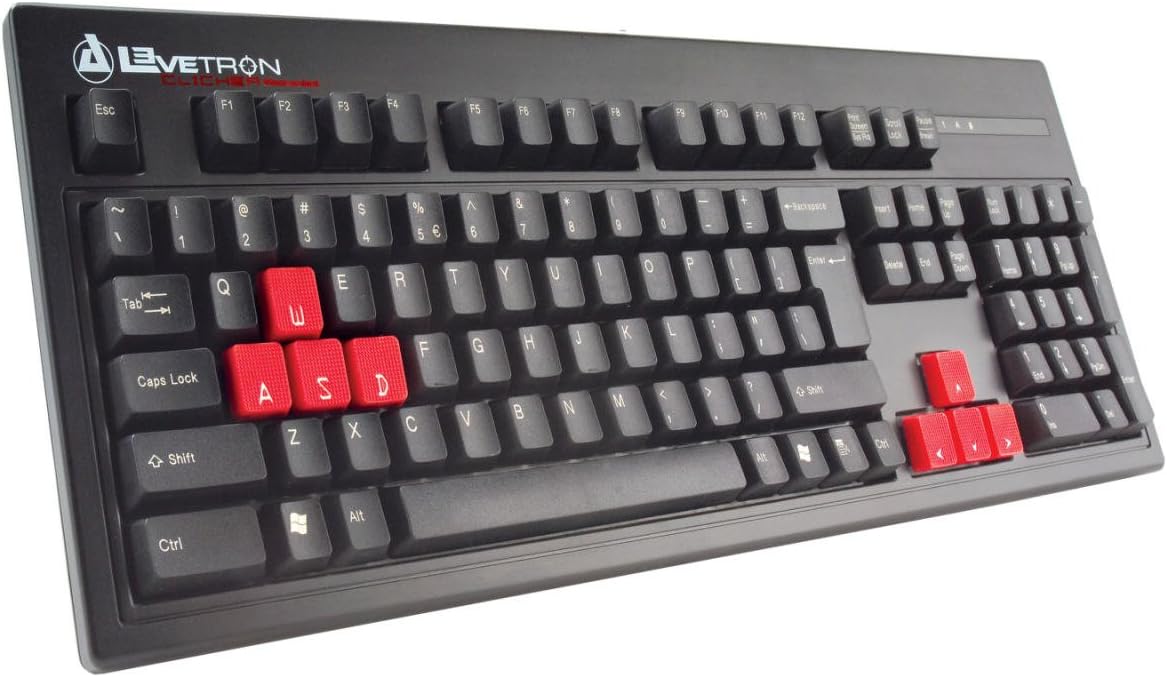 Aluratek AKB528U L3Vetron Clicker Mechanical Keyboard