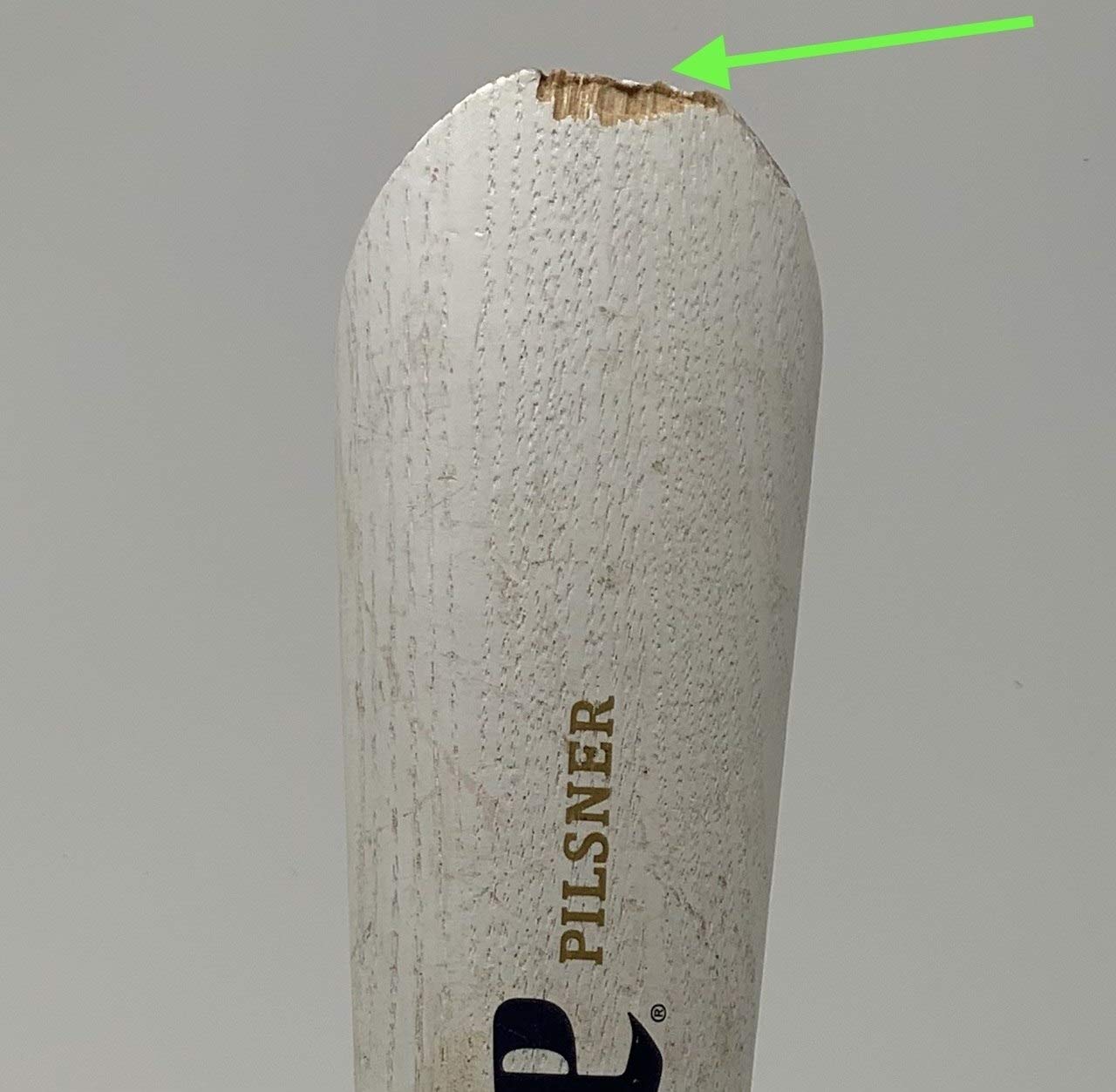 Miller Lite 12in White Washed Wood Tap Handle