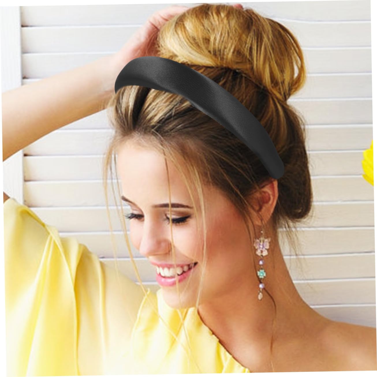 5piezas Diadema De Satén Para Mujer Banda De Pelo De Accesorio De Moda Para Ocasiones Cómoda y Ligera Para Uso Diario y Eventos Especiales