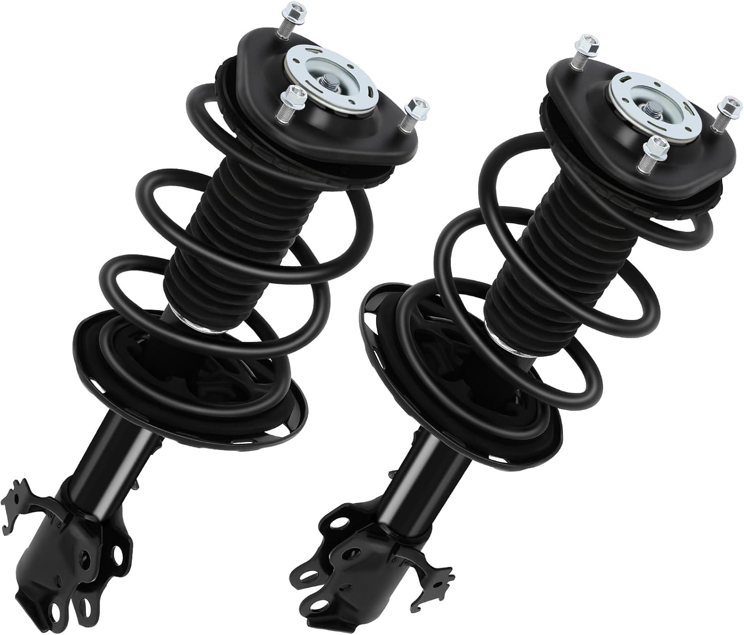 2PCS Front Complete Strut Assembly w/Coil Spring Fit for 2006 2007 2008 for Toyota RAV4 2.4L 2009 2010 2011 2012 for Toyota RAV4 2.5L Shocks Absorber Replace OE #172276 172275