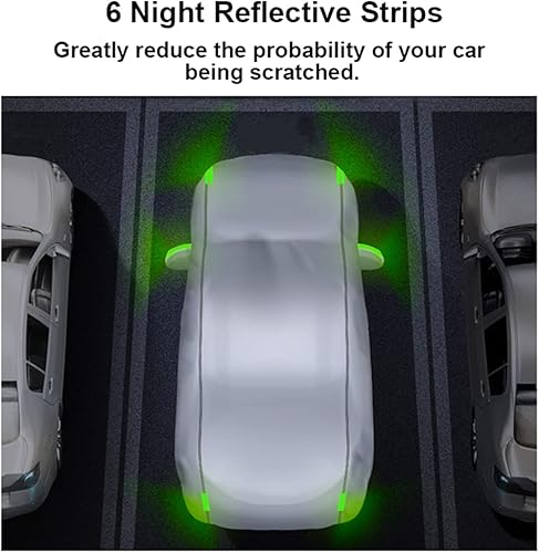 Miniatura 5 de Funda impermeable para automóvil compatible con Cadillac CT4/CT4-V/CT4-V BLACKWING 2022 Sedán de 4 puertas, lona exterior completo para todo tipo de