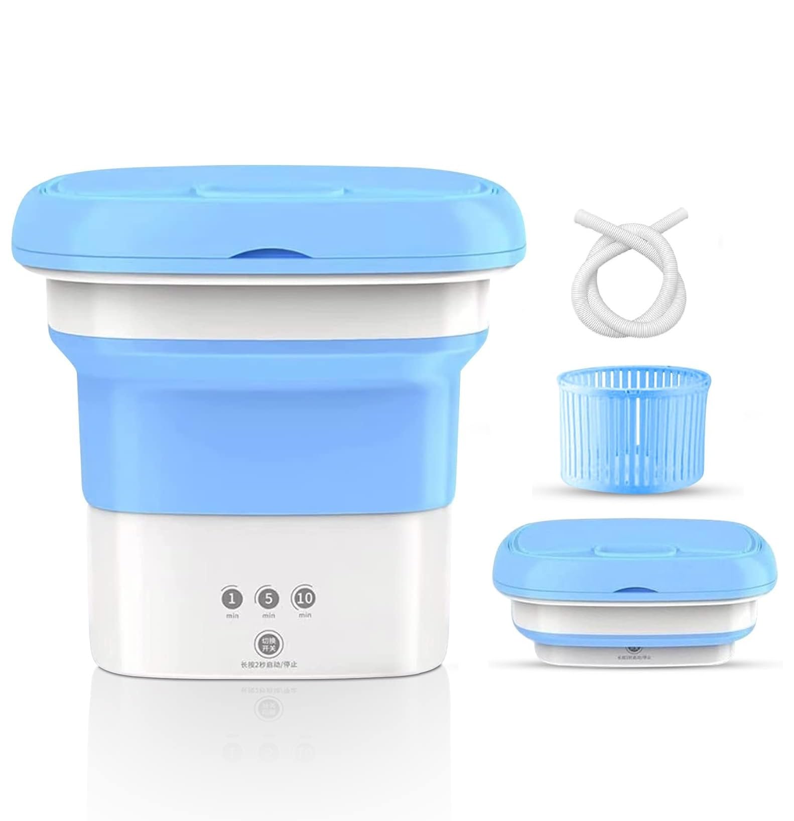 SeMi AuToMaTiC FoLdInG 11L SmAlL MiNi WaShInG MaChInE WiTh DrYeR DeEp CLeAnInG FoR UnDeRwEaR WaShINg MaChInE ClOtHeS WaShEr