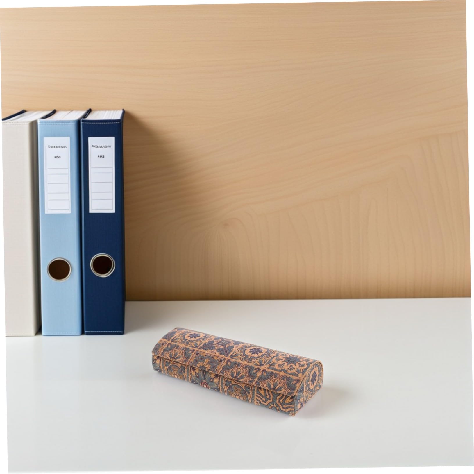 Custodia Rigida per Occhiali Retrò Boho Chiusura Magnetica | Confezione da 4 Pezzi, Formato 15, 6x5, 8x3, 4cm, per Uso Quotidiano e Viaggio