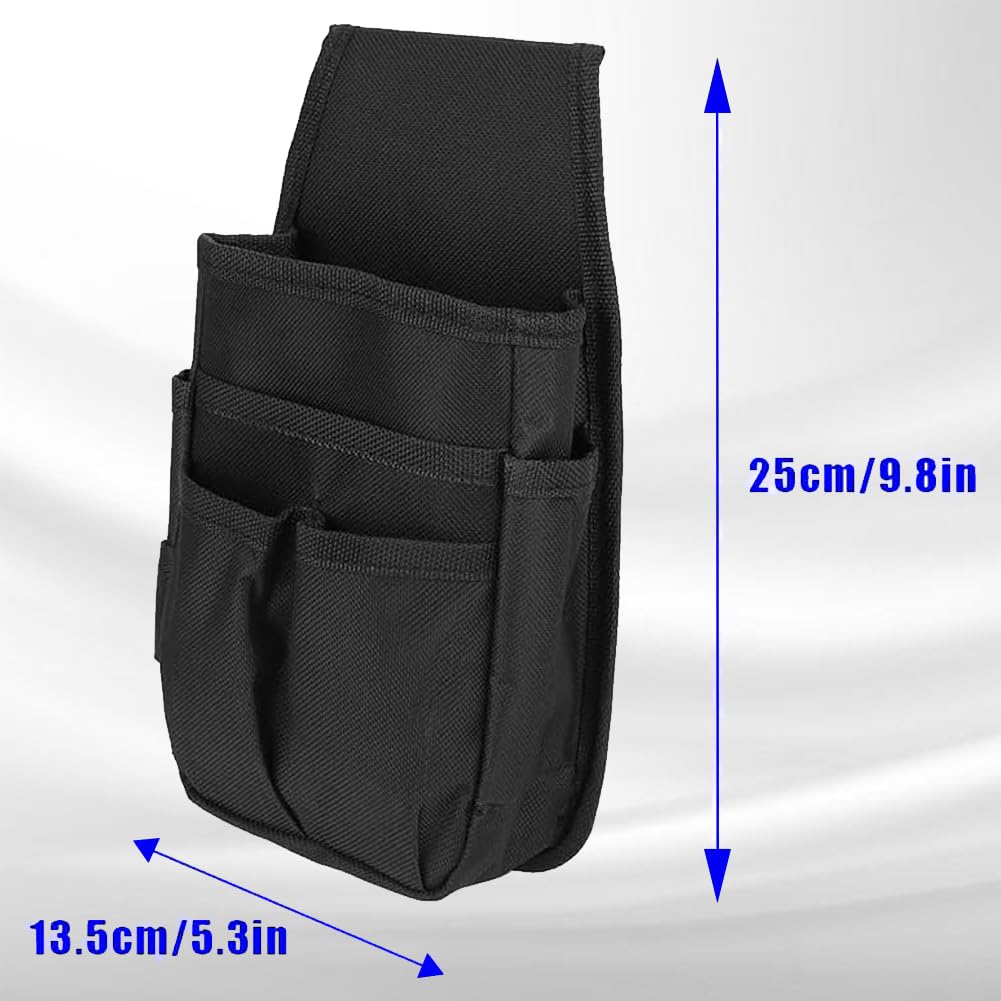 Majatou Tools Waists, Small Tools Bags, 600D Polyester Waist Bags with 6 Pockets, Hardware Tools Bags Waist Pouch - Image 2