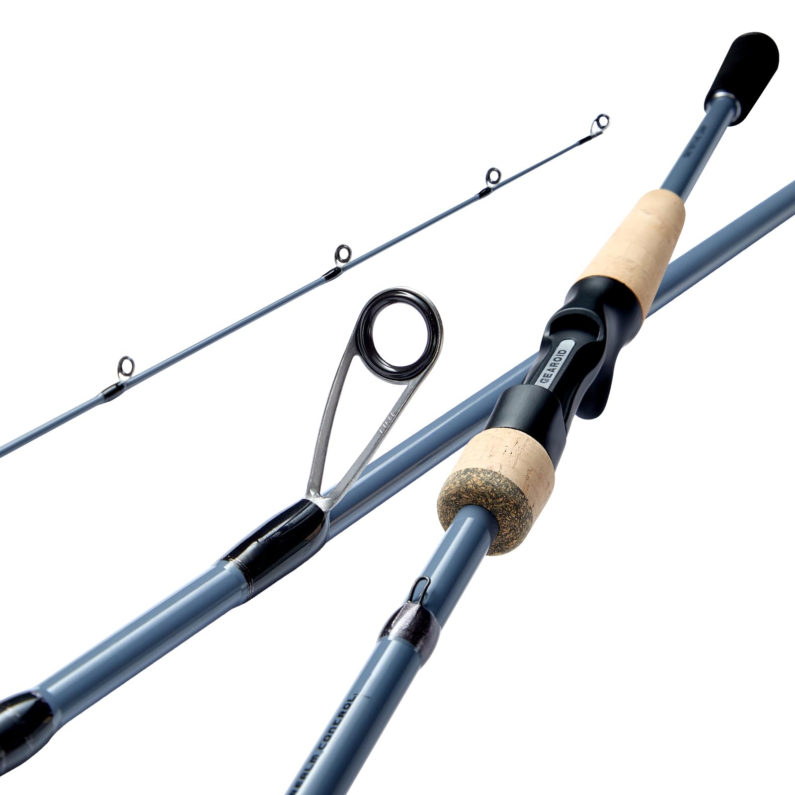 Soloking Gearoid Angelruten Spinning- und Wurfrute mit Fuji K-Führungen & 30T Toray Kohlefaser-Hybrid-EVA + Kork-Komfortgriff für Salzwasser / Süßwasser