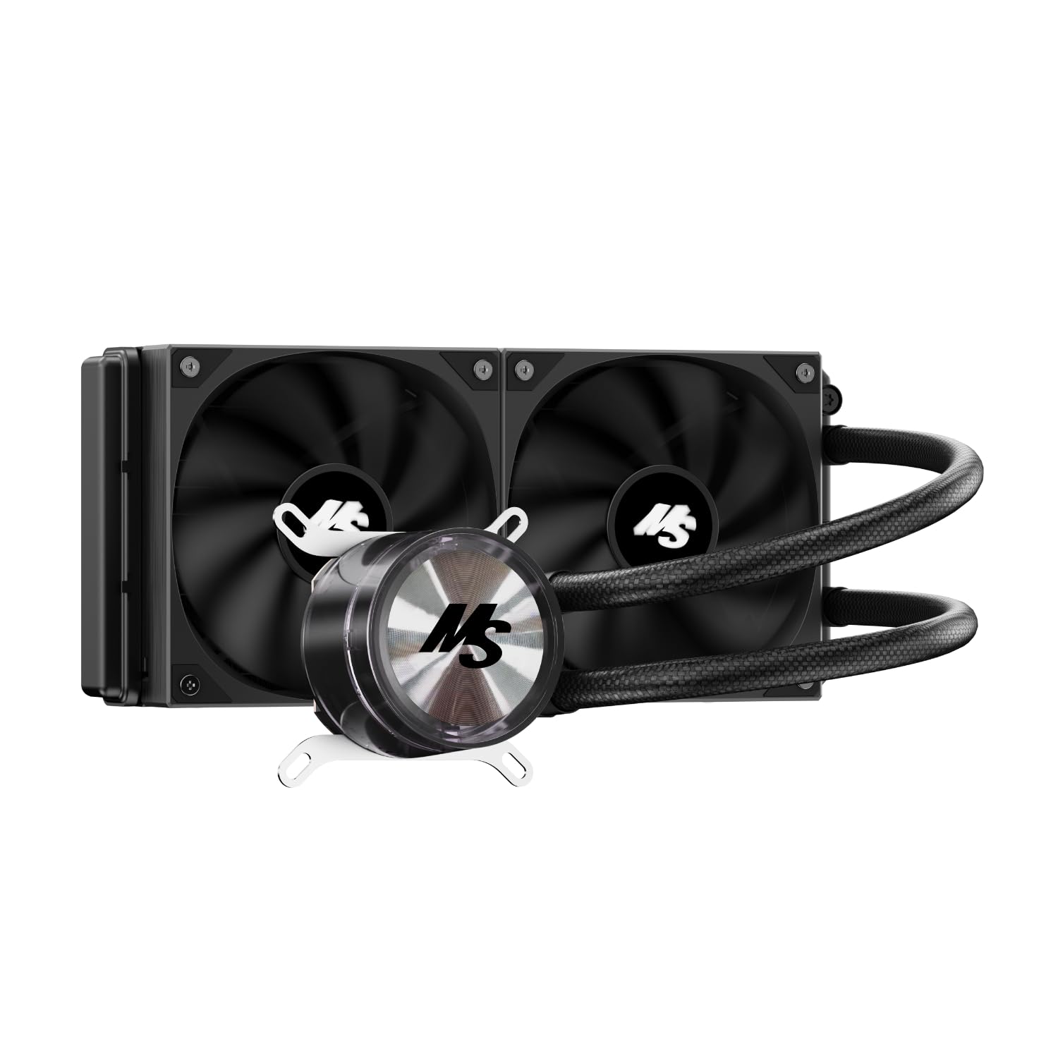 Minorsonic CPU Cooler 240mm Aio, Liquid Cooler CPU Low-Noise AMD AM5/AM4, Refrigeracion Liquida Water Cooling Systems, Intel LGA 1851/1700 PC Water