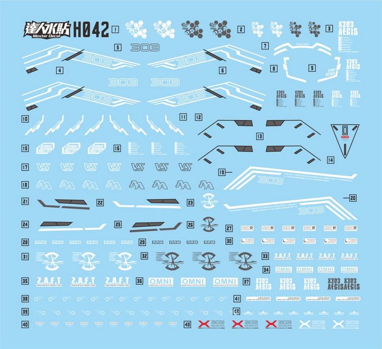 Amazon | HG イージスガンダム デカール 蛍光 水転写式 機動戦士