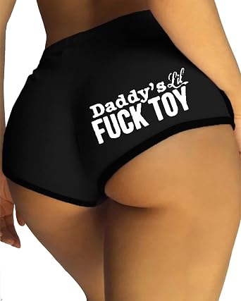 Sexy Booty Shorts for Women Hot Funny Printed Panties Plus Size Sport Naughty Briefs Workout Underwear