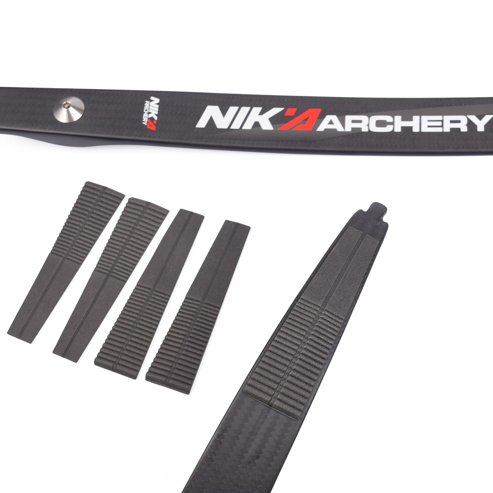 NIKA ARCHERY 4 szt. łucznictwo kończyny tłumik łuku refleksyjnego amortyzator kończyny tłumik strun rowek stabilizator akcesoria Eva