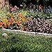 Suncast Interlocking Border Edging - Stone -Like Poly Construction for Garden, Lawn, and Landscape Edging - Water Resistant Border for Containing Trees, Flower Beds and Walkways - Light Taupe -Gray