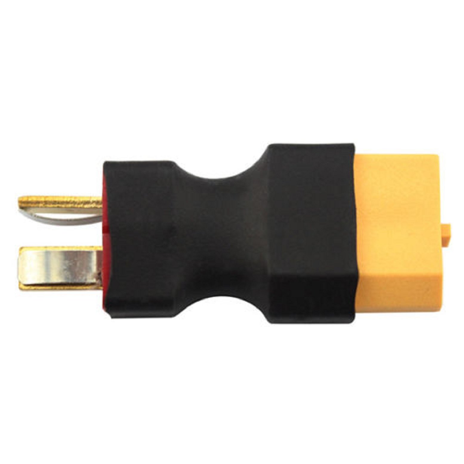 Adaptador De Conversión XT60 Hembra A T-Dean Macho – Conector Robusto Para Baterías RC, Hasta 1000 Usos, 12 AWG, Ligero Y Compacto