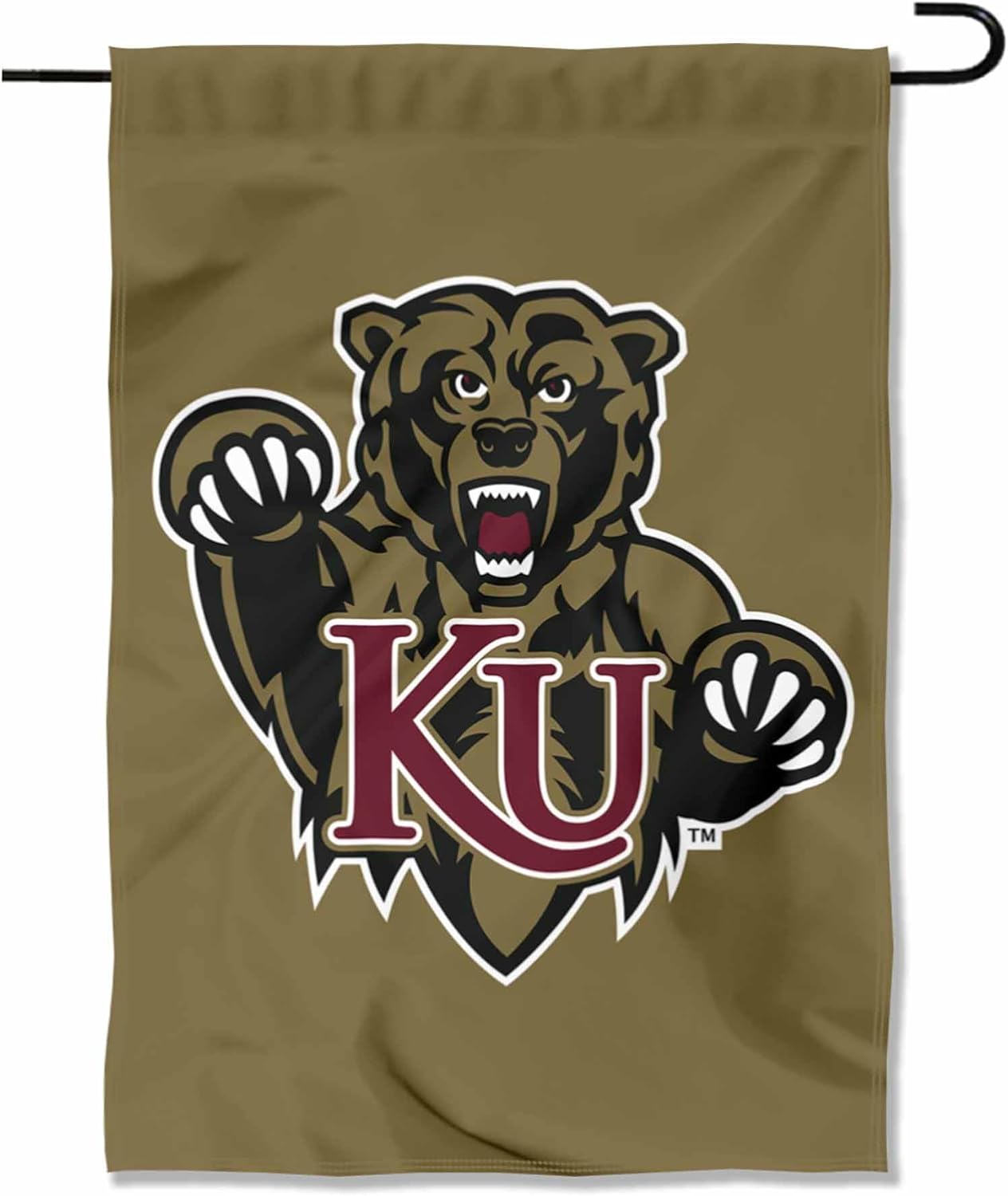 Kutztown Bears Gold Garden Flag