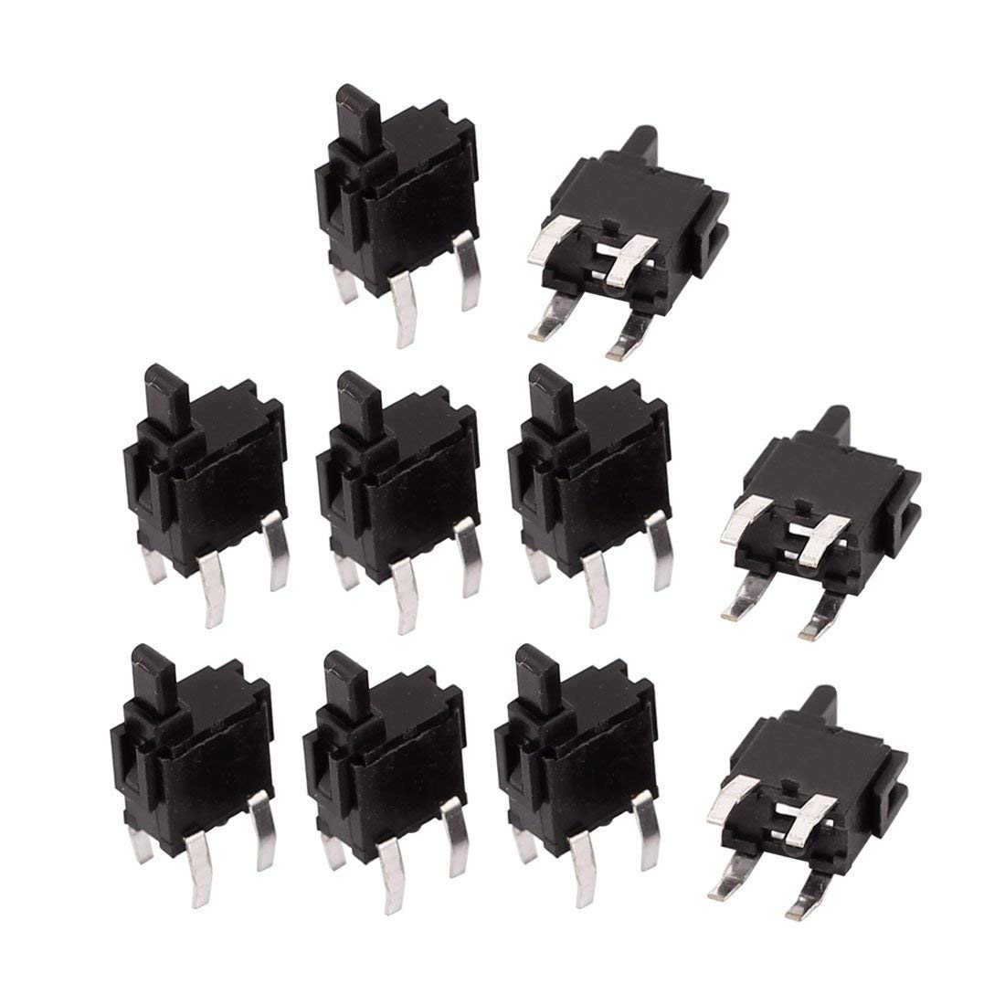 KTM Healthcare® 10pcs 4 Terminals Momentary Mini Touch Switch Push Button Switch for DVD/EVD