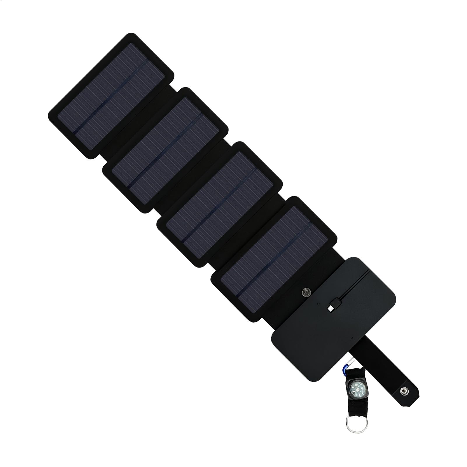 Chargeur Solaire Téléphone Panneau Solaire Portable Imperméable | Chargeur USB Pliable pour Appareils Pour Le Camping La Maison Le Plein Air Le Camping-Car La Randonnée L'Exploration Le