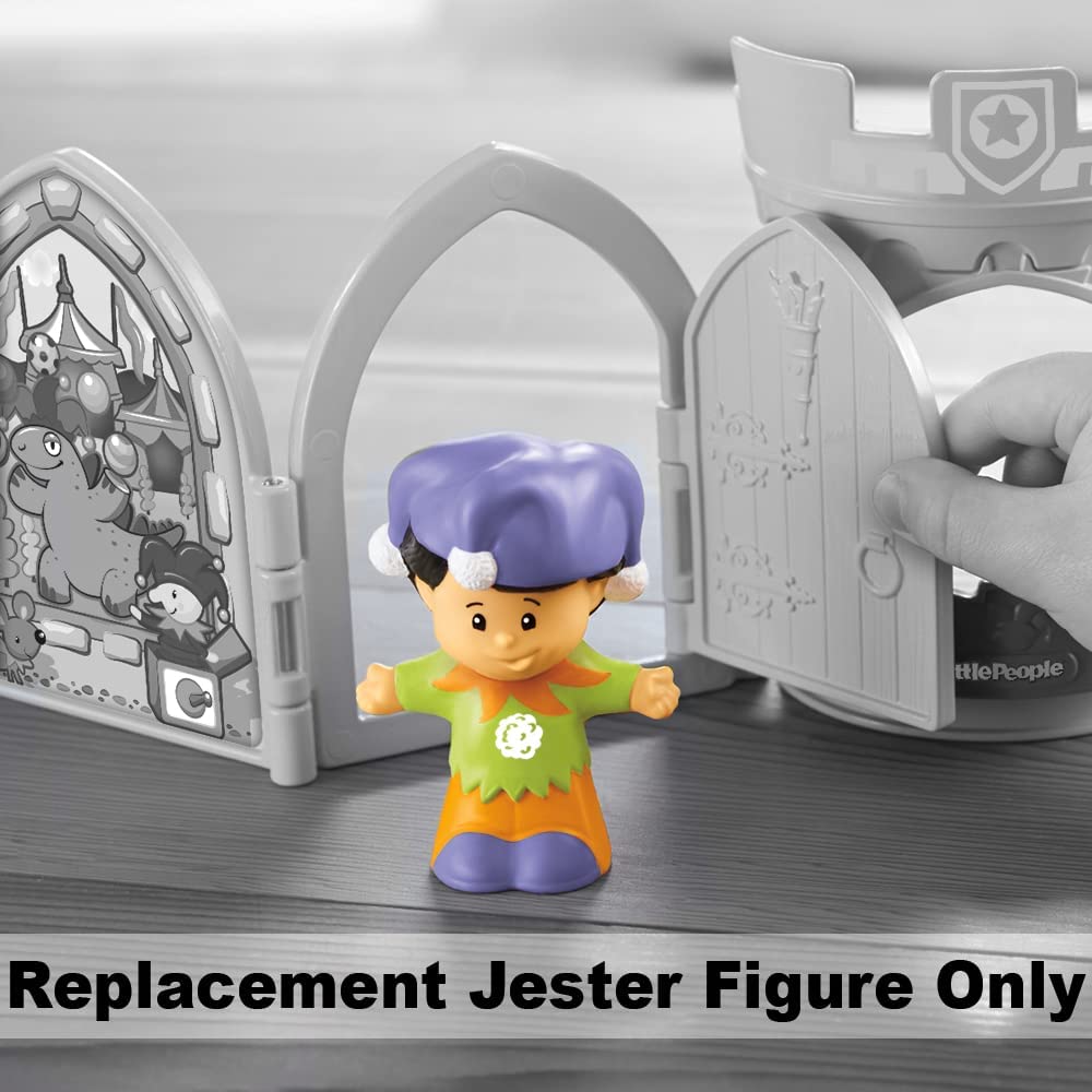 Część zamienna do Fisher-Price Little People Jester Pop Open Castle Playset - CBJ07 ~ Figurka zapasowa