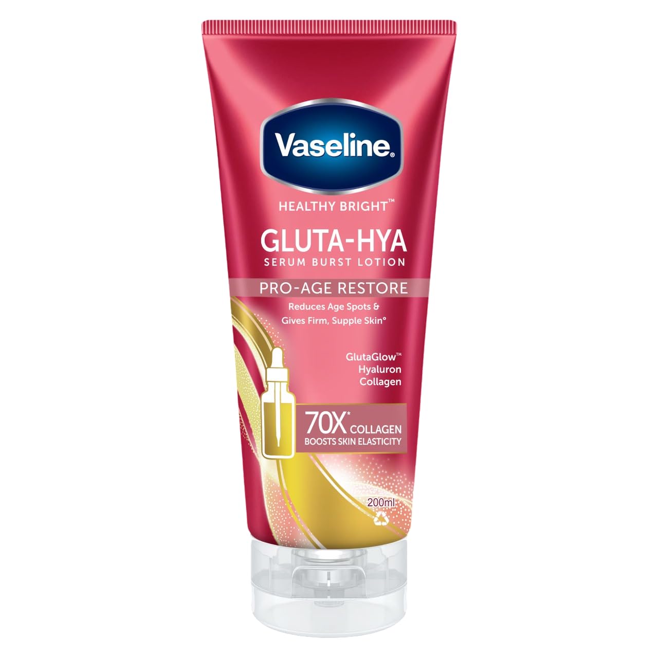 Vaseline Gluta-Hya Serum Effect Body Lotion Firming 200 Milliliters
