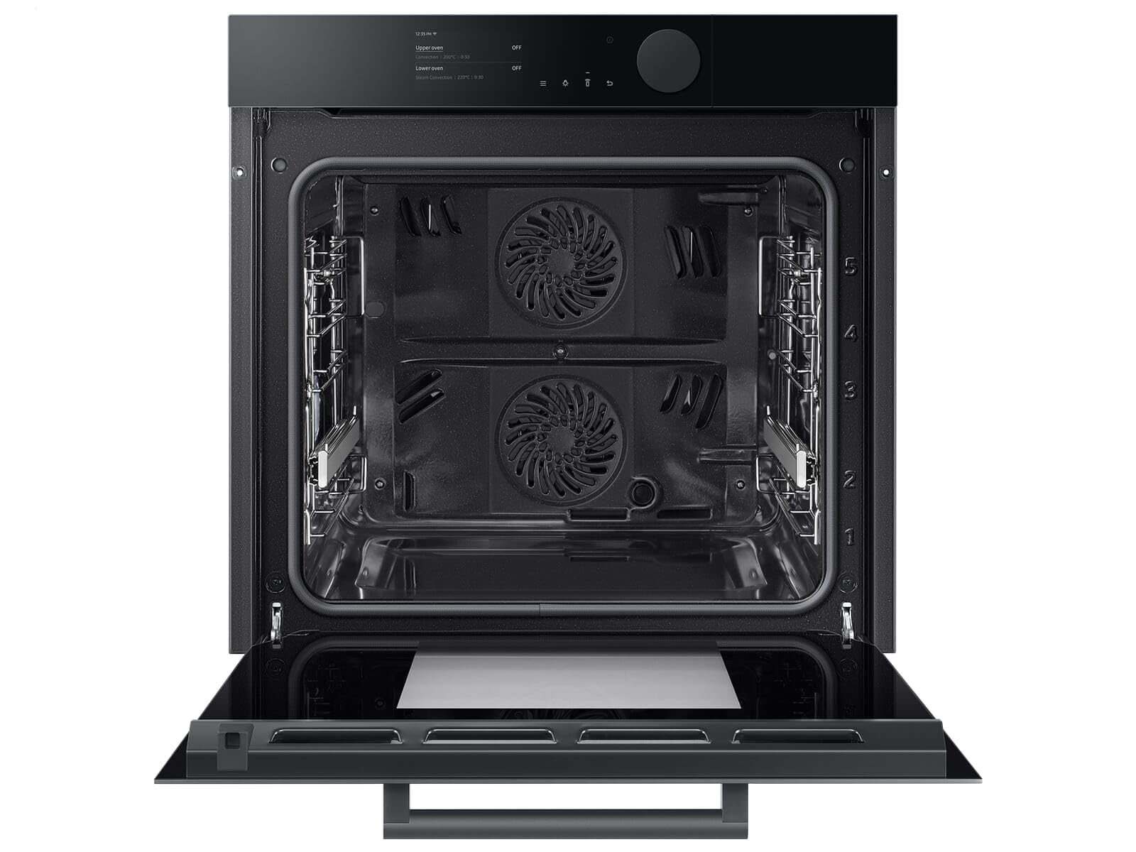 Samsung NV75T8879RK/EG Infinite Dual Cook Steam Pyrolyse Backofen Onyxschwarz glänzend