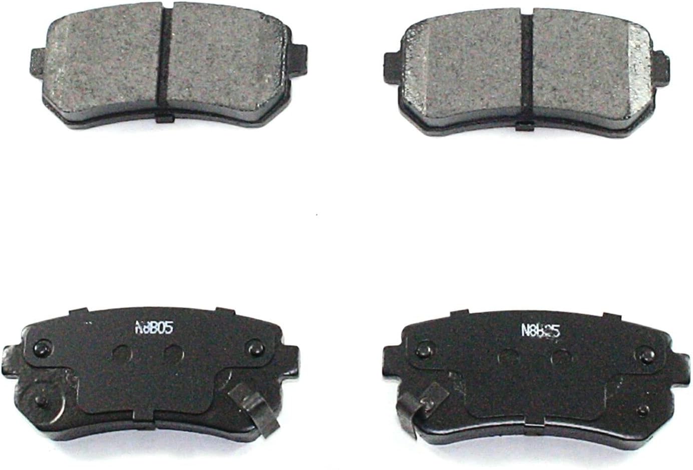 DuraGo BP1157 MS Rear Semi-Metallic Brake Pad