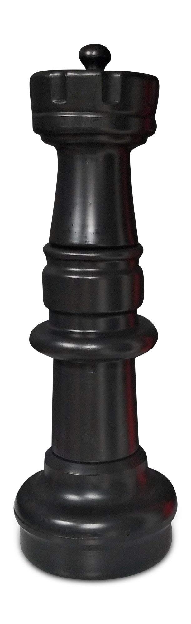 MegaChess Individual Chess Piece - Rook - 28.5 Inches Tall - Black product thumbnail 2