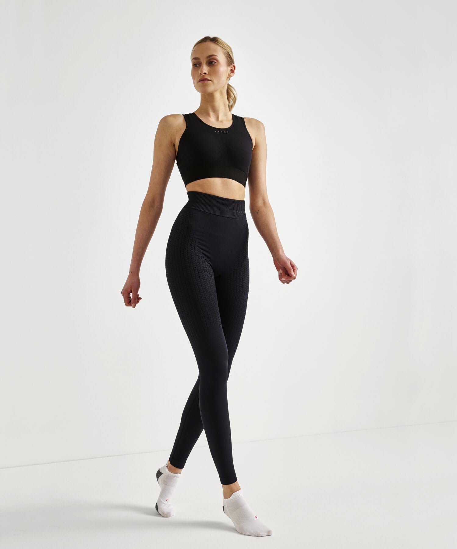 FALKE Donna Cellulite Control Light Leggings Sportivi Pantaloni Funzionali Migliore circolazione sanguigna per allenamenti intensivi Traspiranti Asciugatura Rapida Filo Funzionale 1 Pezzo