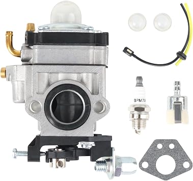 Carburetor for Harbor Freight Predator Earth Auger 52cc Engine, Carb with Tune-Up Kit Replaces Parts # 56257 57341 63022
