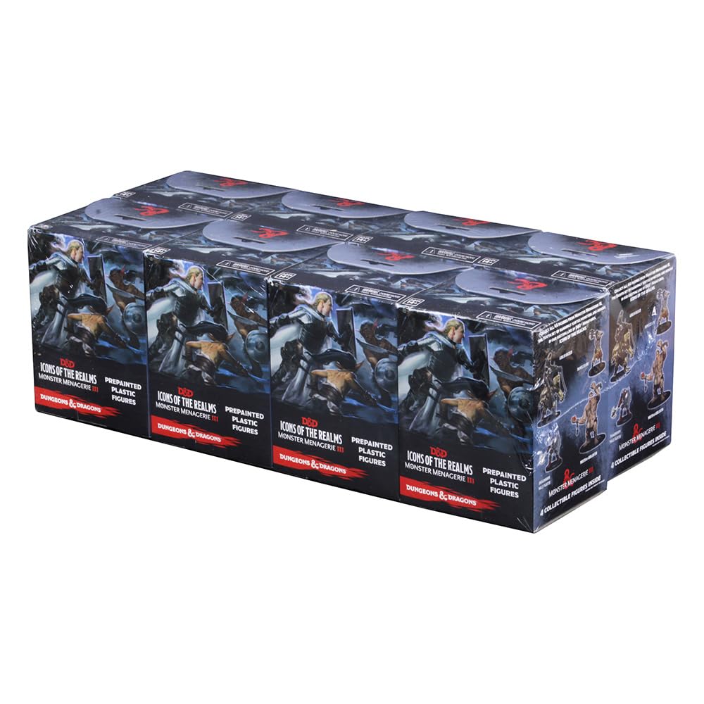 WizKids D&D Icons of The Realms Set of 8: Monsters Menagerie 3 - Brick Booster