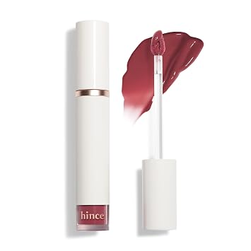 HINCE Mood Enhancer Water Liquid Glow - Non-Sticky & Waterproof Lip Stain for Women - Long Wearing Lip Gloss for Natural and Glass Glow - Moisturizing Liquid Makeup, 0.16 fl.oz. REFINED