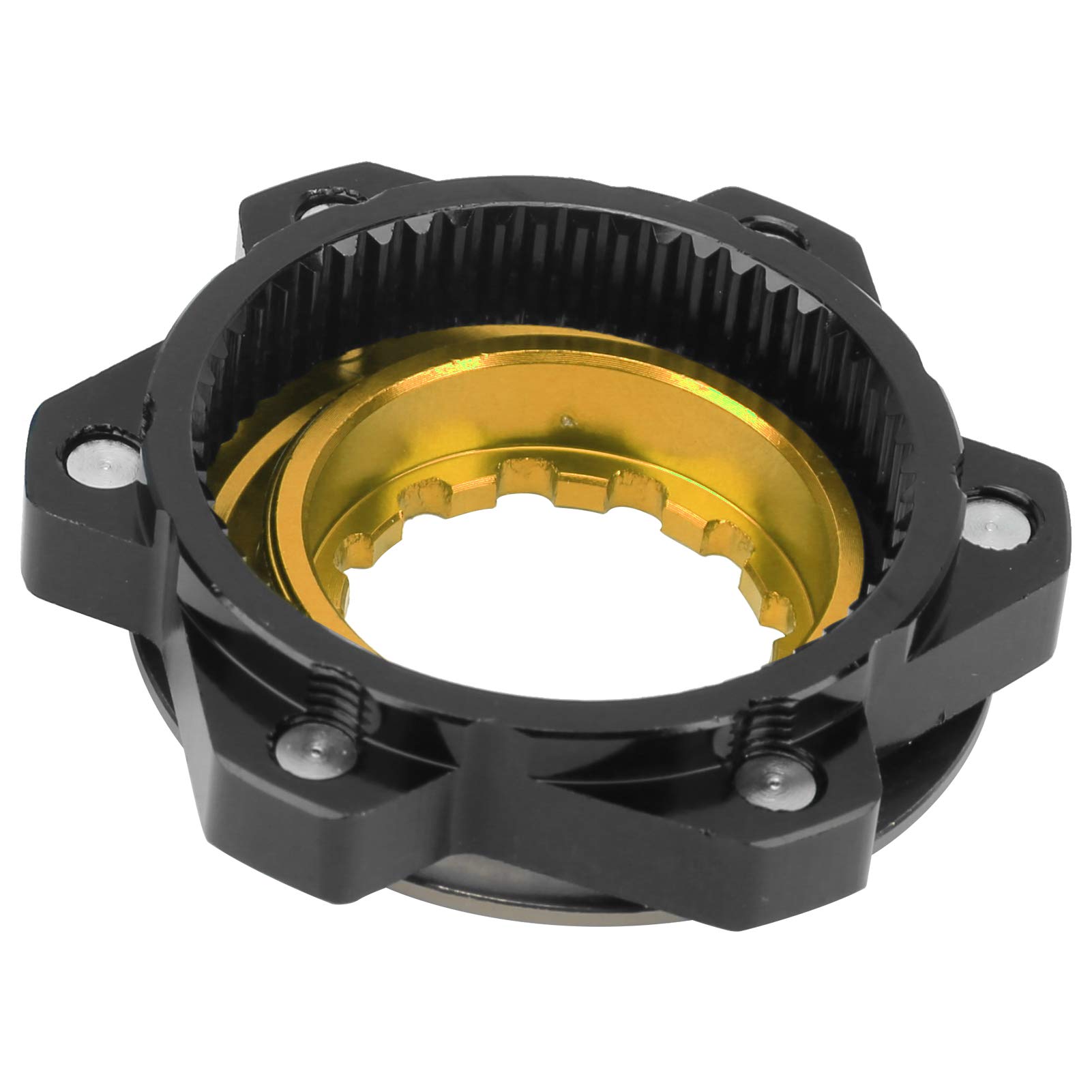 Center Lock Adapter Brake Center Lock for Six Nail Disc with 44mm Hole Pitch Aluminum Alloy 6 Bolts Center Disc Brake Rotor Conversion Seat Brake Rotor Adaptor for Middle Lock