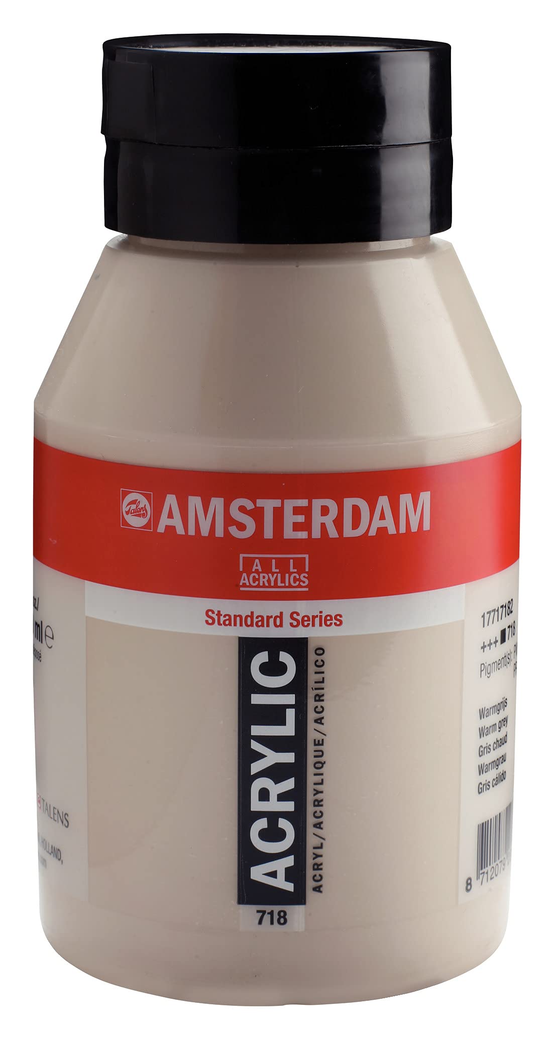 Amsterdam Standard Series Acrylic Jar 1000ml Warm Grey 718 (17717182)
