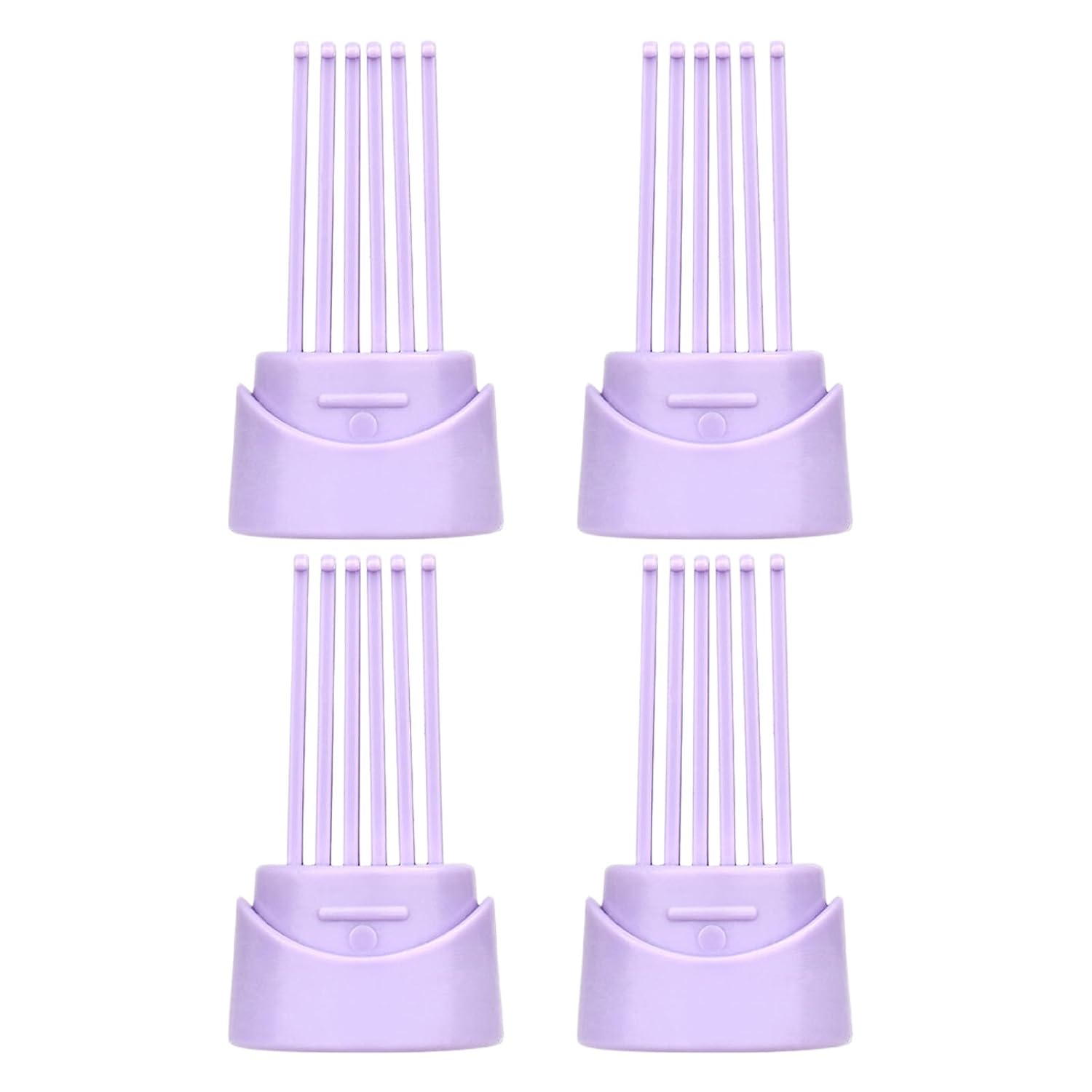 BESTOYARD 4pcs Hair Brush Cleaning Tool for Brush and Comb with Ergonomic Grip, Abs Material, Keeps Hairbrush Hygienic, for Home Use and Daily Hair Styling, Portable Travel Comb Cleaner