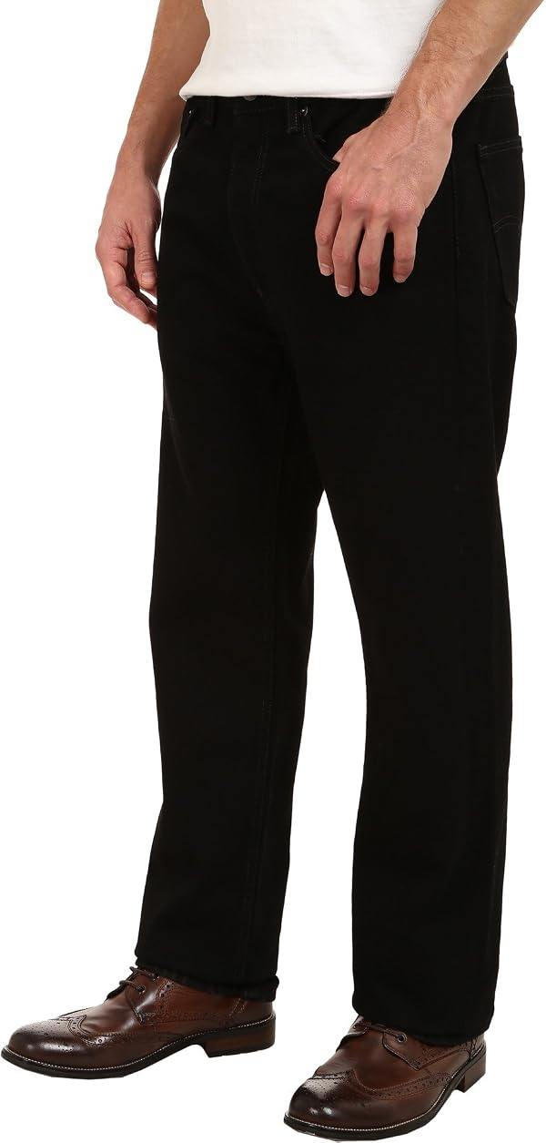 Levi's Men's 505 Regular Fit Jeans (Also Available in Big & Tall), Black-Discontinued, 40W x 30L by Levi's - Image 2