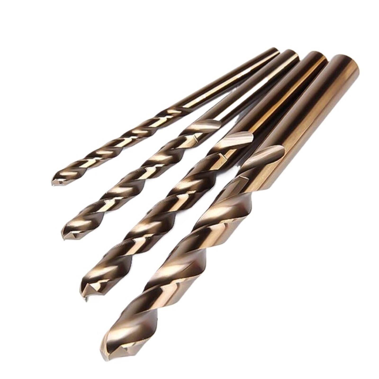 Punta elicoidale a gambo diritto 1 pz 8 mm-25 mm M35 HSS-CO punta elicoidale al cobalto, accessori for utensili elettrici for foratura di metalli, alluminio e acciaio inossidabile(15mm)