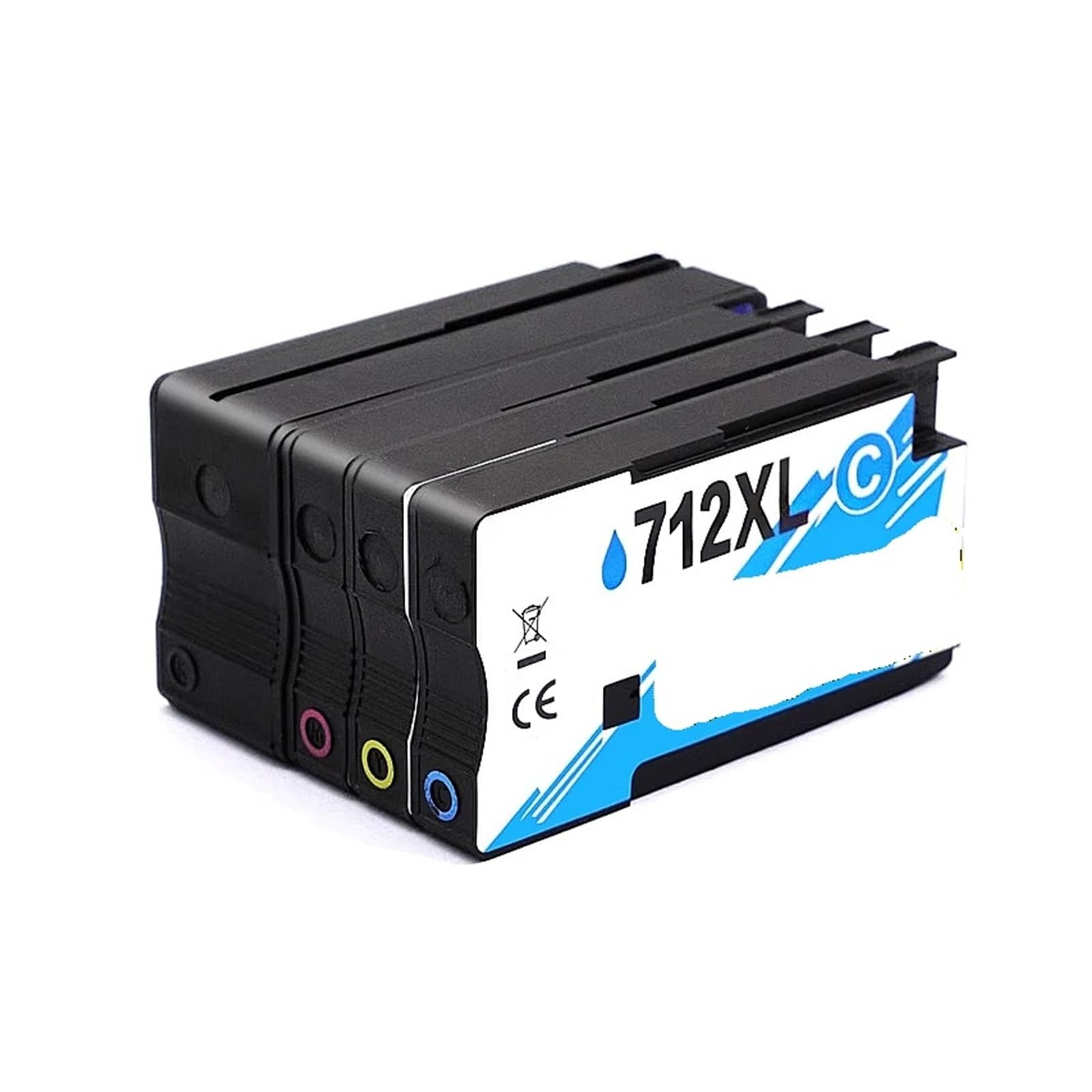 Cartuccia d'inchiostro 712XL, compatibile con HP