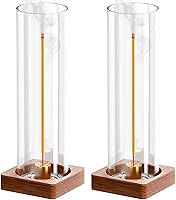 Vista 8 de Soporte para incienso para palos, soporte para varillas de incienso atrapacenizas con vidrio extraíble [anti-vuelo de cenizas], soporte