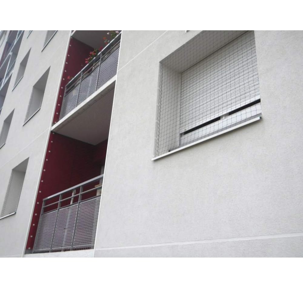 Remi Hogar Red Anti Palomas 10 Metros x 10 Metros Color Piedra-Marrón | Cobertura Total 100 Metros Cuadrados | Adaptable a Otros tamaños | Polietileno Resistente al Clima
