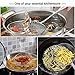 Xingmin Spider Strainer Skimmer Ladle Stainless Steel Aasian Metal Frying Basket With Long Handle Large Spoon Food Japanese Pasta Kitchen Oil Solid Professional Mesh Wire 5 Inch
