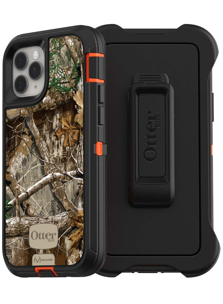 OtterBox Defender Screenless Series Case & Holster for iPhone 11 PRO (ONLY) Non-Retail Packaging - Realtree Blaze Edge