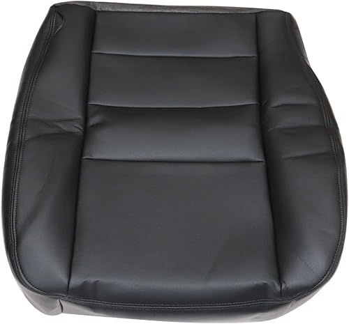 Priprilod Funda de asiento de repuesto de cuero negro para parte inferior del conductor compatible con Ford F250 F350 F450 F550 Lariat XLT 2002 2003