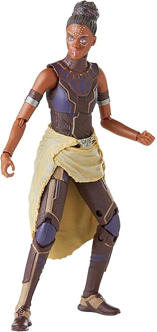 Svart pansarhuvud 3 fokuserar på en känd gestalt 7 61kG764L4CL. AC SY679 Marvel Legends Series Black Panther Legacy Collection Shuri 6-inch Action Figure Collectible Toy, 2 Accessories