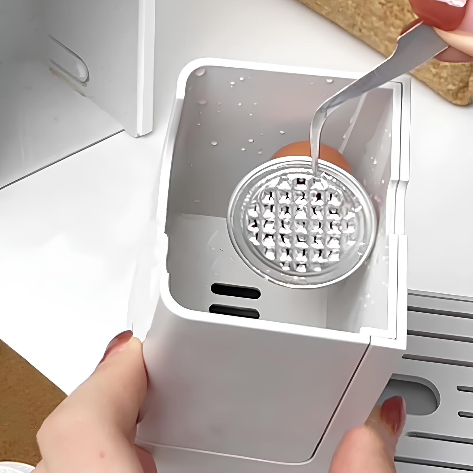 Maszyna do zgrzewania kapsułek kawy, folia zgrzewająca z folii aluminiowej, konwerter kapsułek wielokrotnego użytku adapter kapsułek do kawy, uchwyt konwertera kapsułek espresso