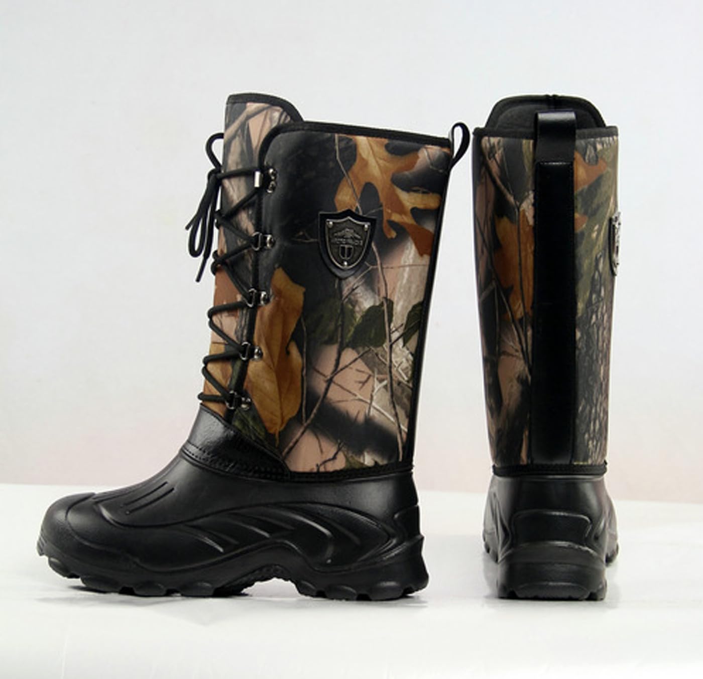 Pangolin Bottes de Neige Imperméables Homme Femme Hiver Grand Froid avec Doublure Amovible, Chaussures de Randonnée Neige Antidérapantes, Bottes Outdoor