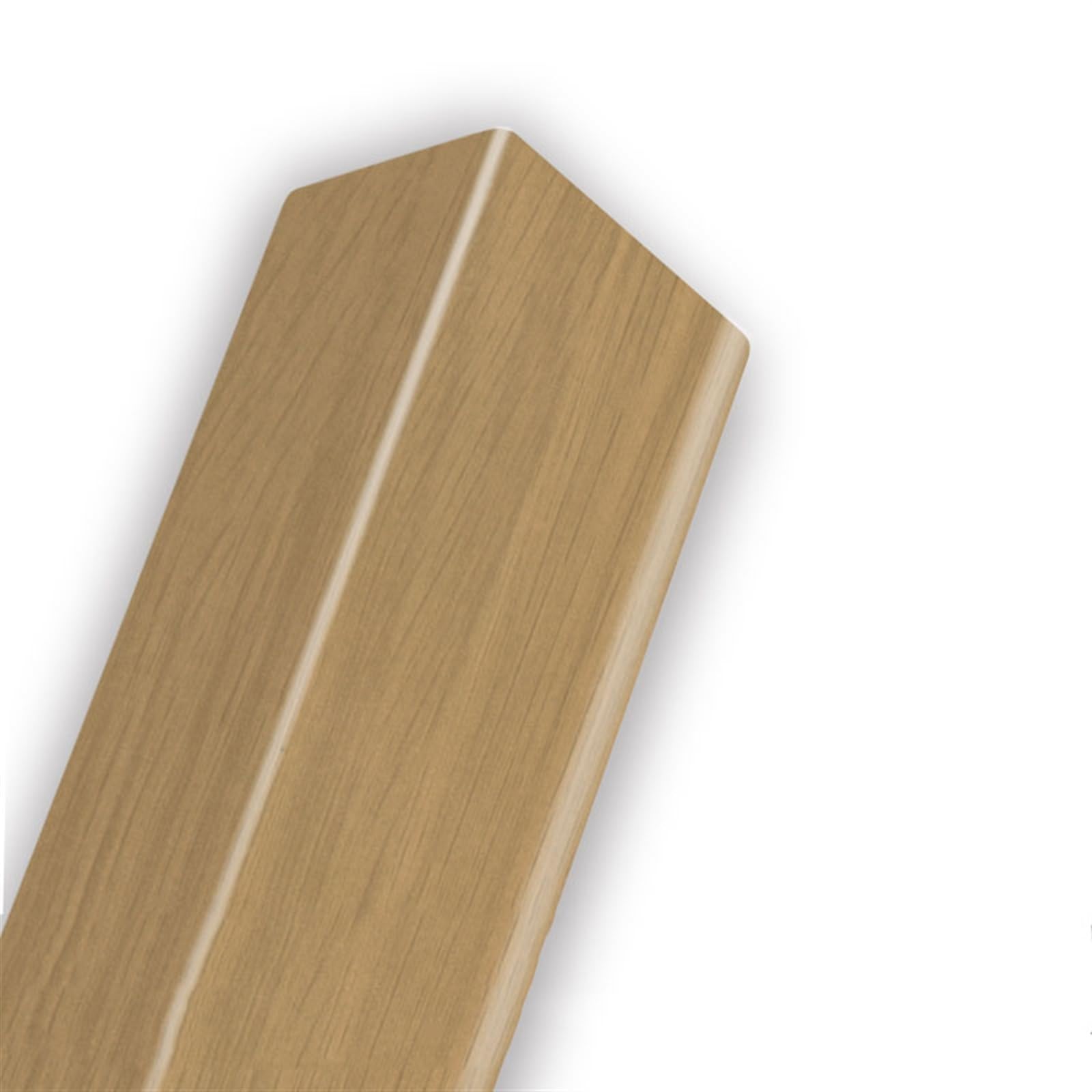 Protector de bordes para esquinas de pared, bordes de paredes en forma de L/parachoques, tiras de moldura en ángulo de veta de madera autoadhesivas para papel tapiz de protección y masticación de perr